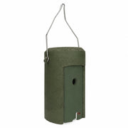 Birdhouse hanging in wood concrete anthracite size 28 × 16 cm — photo 3