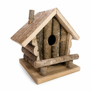 Birdhouse in wood brown size 20 × 17 × 19 cm — photo 3