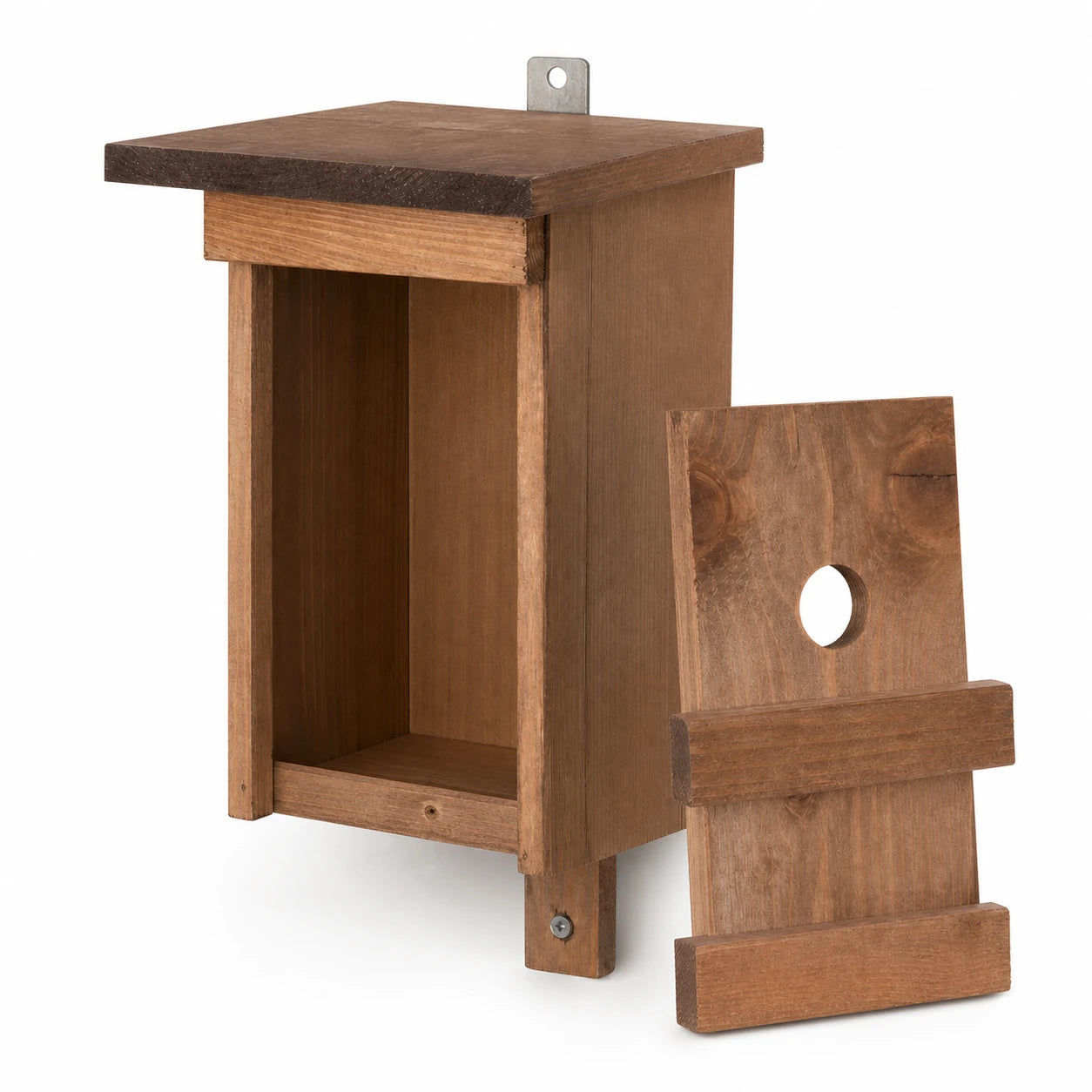 Birdhouse in wood solid varnished — photo 3