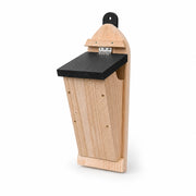Birdhouse tapered in wood with entrances side — photo 3