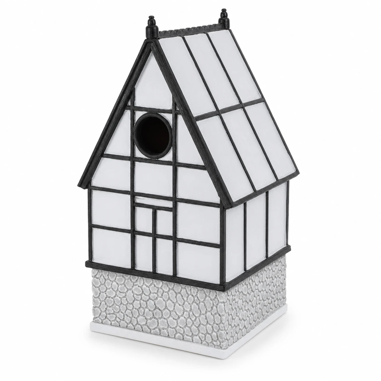 Birdhouse decorative with front with timber-framed — photo 3