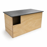Birdhouse horizontal with partition and roof black — photo 3