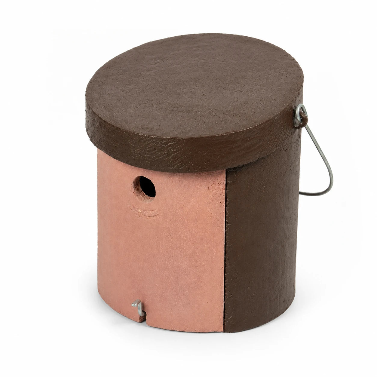 Birdhouse cylindrical with entrance round — photo 3