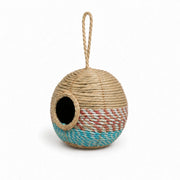 Birdhouse woven handcrafted in reed — photo 3