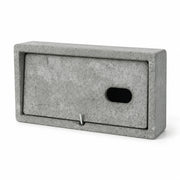 Birdhouse built-in in wood concrete — photo 3