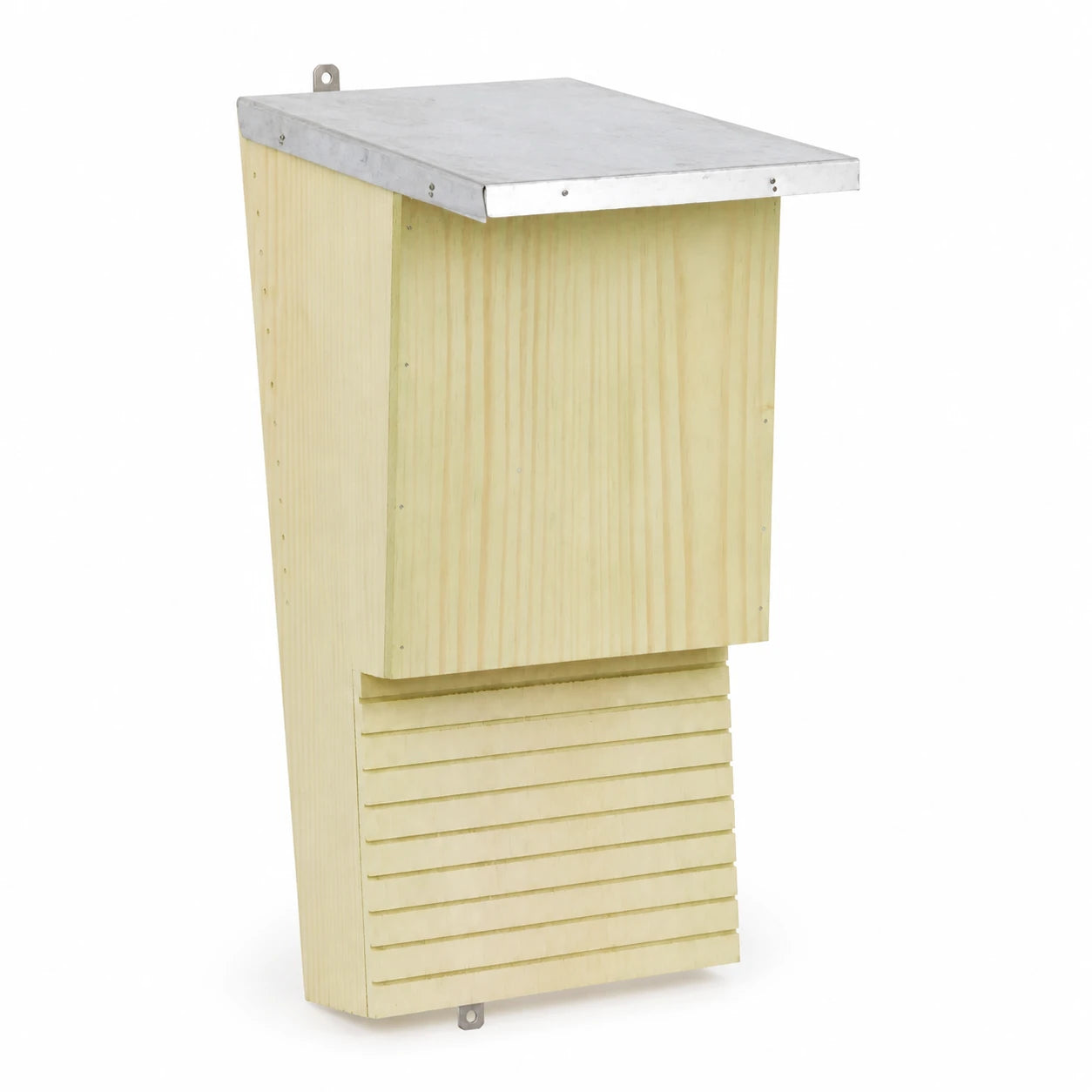 Birdhouse bat in wood with zinc roof — photo 3