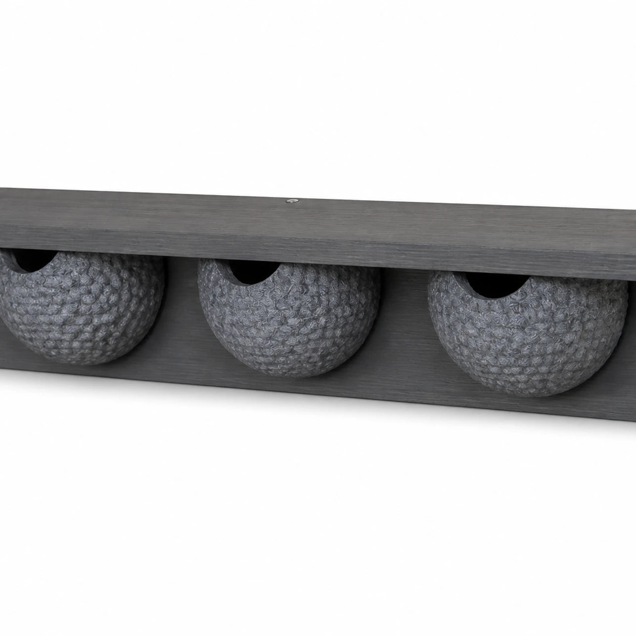Birdhouse observation in wood anthracite size 75 × 17 × 15 cm — photo 3