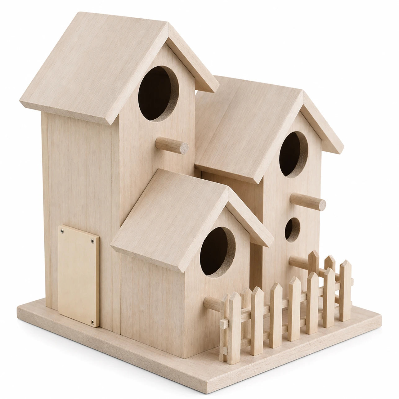 Birdhouse in wood size 20,5 × 15,5 × 15,5 cm — photo 3