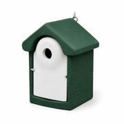 Birdhouse green in wood concrete 32 mm — photo 3