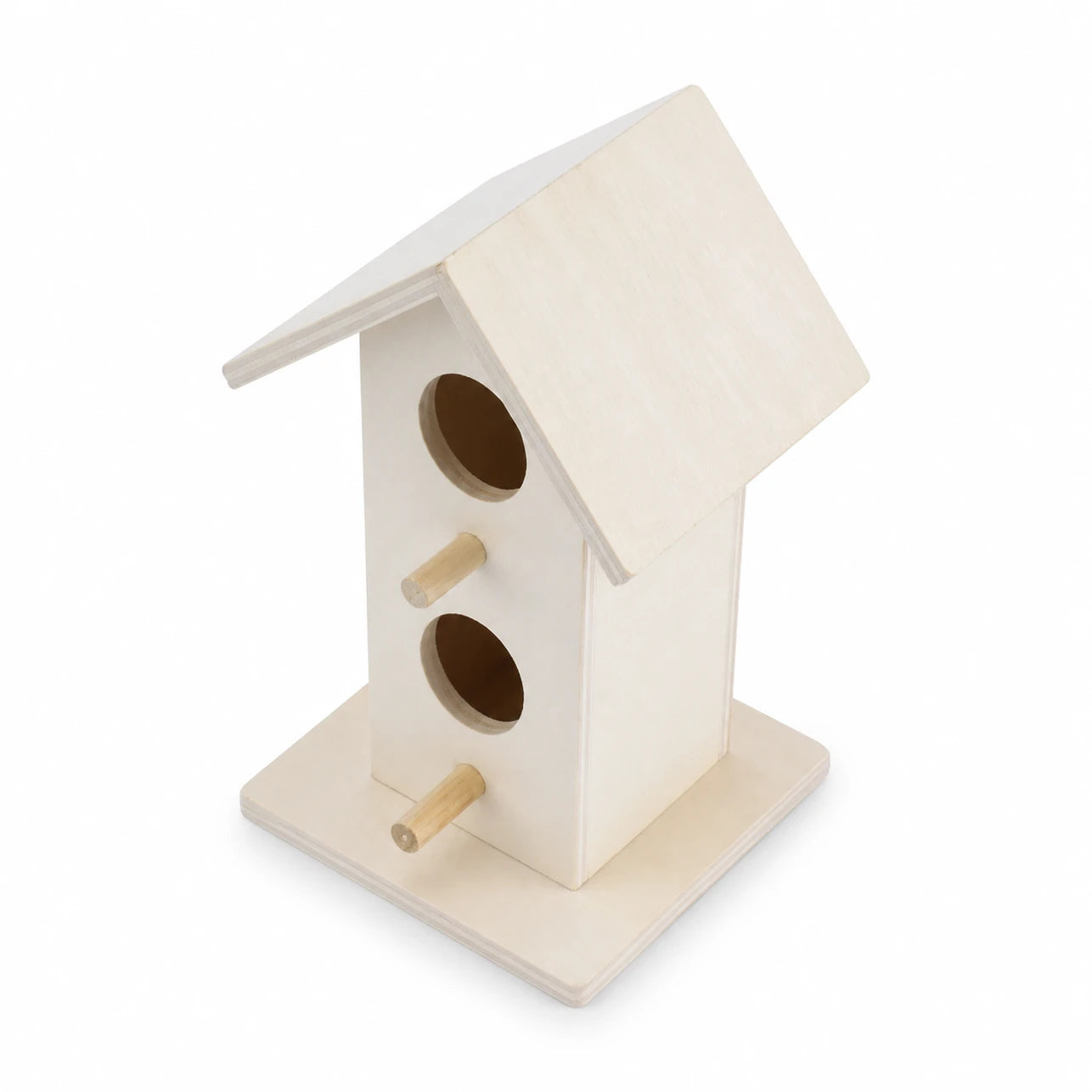 Birdhouse hanging in wood white — photo 3