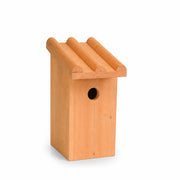 Birdhouse in pine brown size 17 × 14 × 27 cm — photo 3