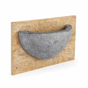 Birdhouse in concrete and wood — photo 3