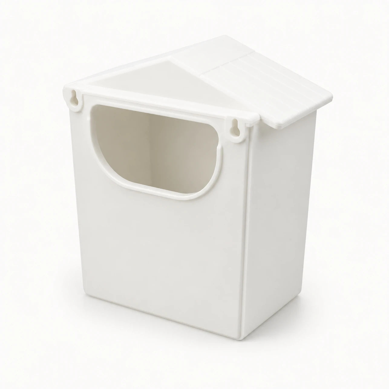 Birdhouse in plastic with front sloping — photo 3