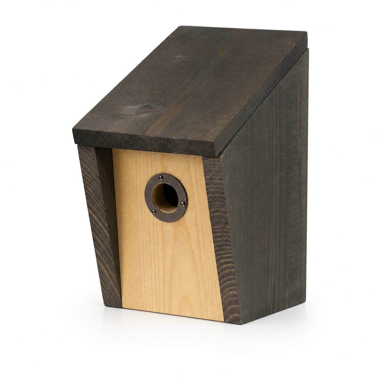 Birdhouse grey in wood oiled — photo 3