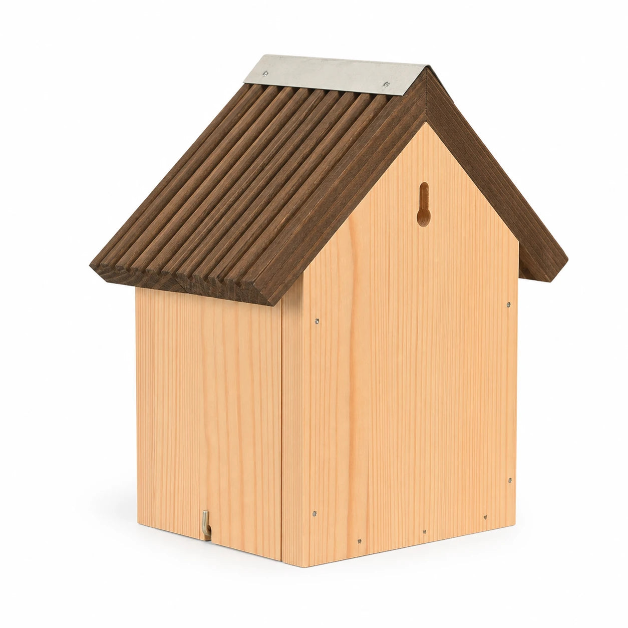 Birdhouse in wood with roof groove 27 mm — photo 3