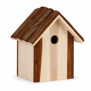 Birdhouse roof in bark — photo 3