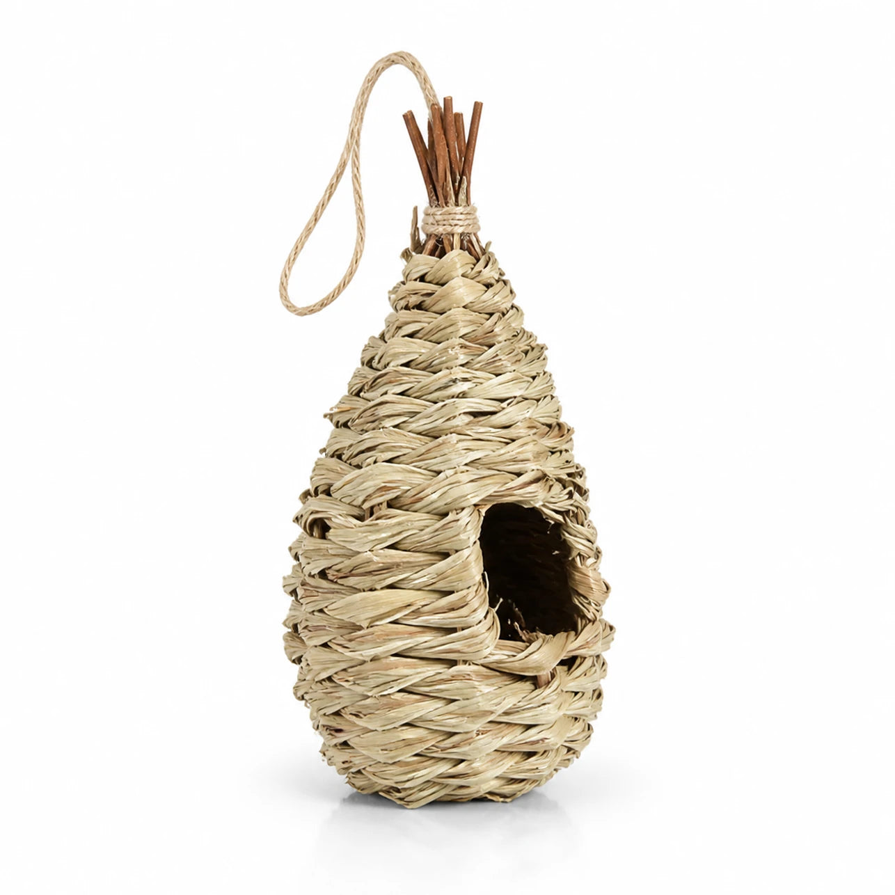Birdhouse hanging in wood size 24 × 10,5 cm — photo 3