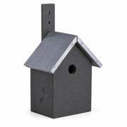 Birdhouse grey with zinc roof double slope — photo 3