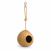 Birdhouse hanging in coconut shell with entrance round — photo 3