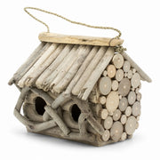 Birdhouse rustic in logs with double entrance — photo 3