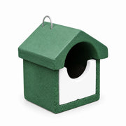 Birdhouse semi-open compact in wood concrete — photo 3