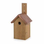 Birdhouse in wood with copper roof brown — photo 3