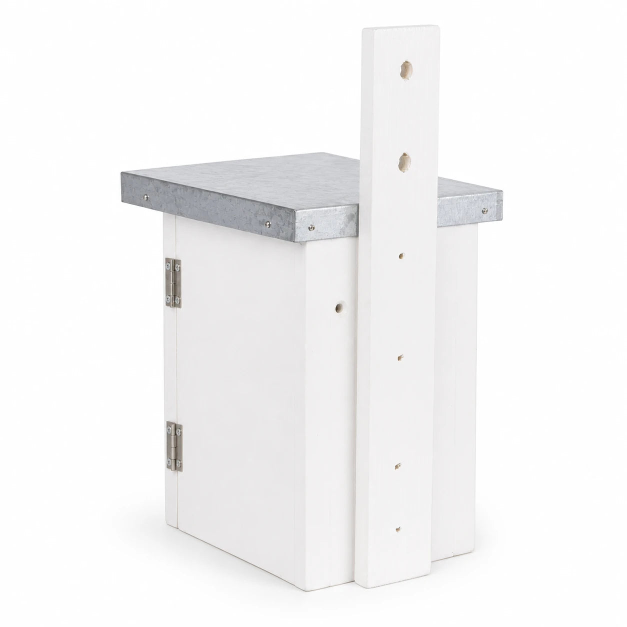 Birdhouse white compact with roof flat 30 mm — photo 3