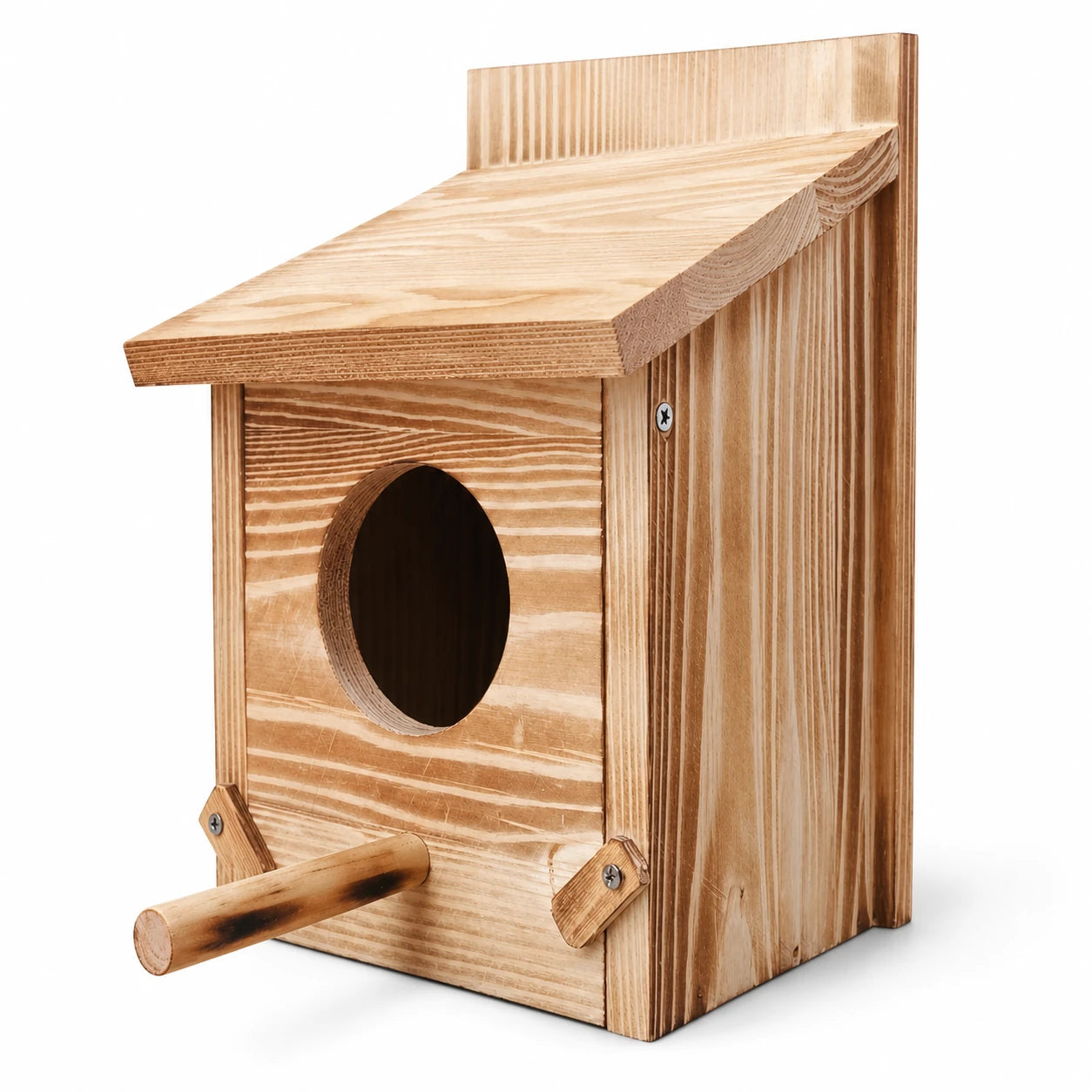 Birdhouse in wood with entrance of 60 mm — photo 3
