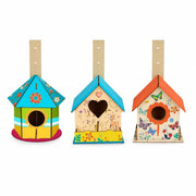 Set of 3 birdhouses in wood — photo 3