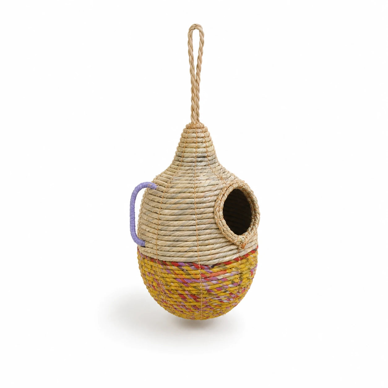 Birdhouse woven in grass seagrass — photo 3