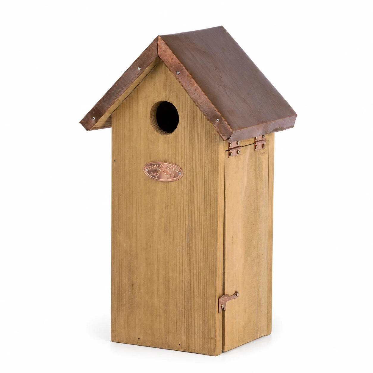 Birdhouse slender with roof copper entrance 32 mm — photo 3