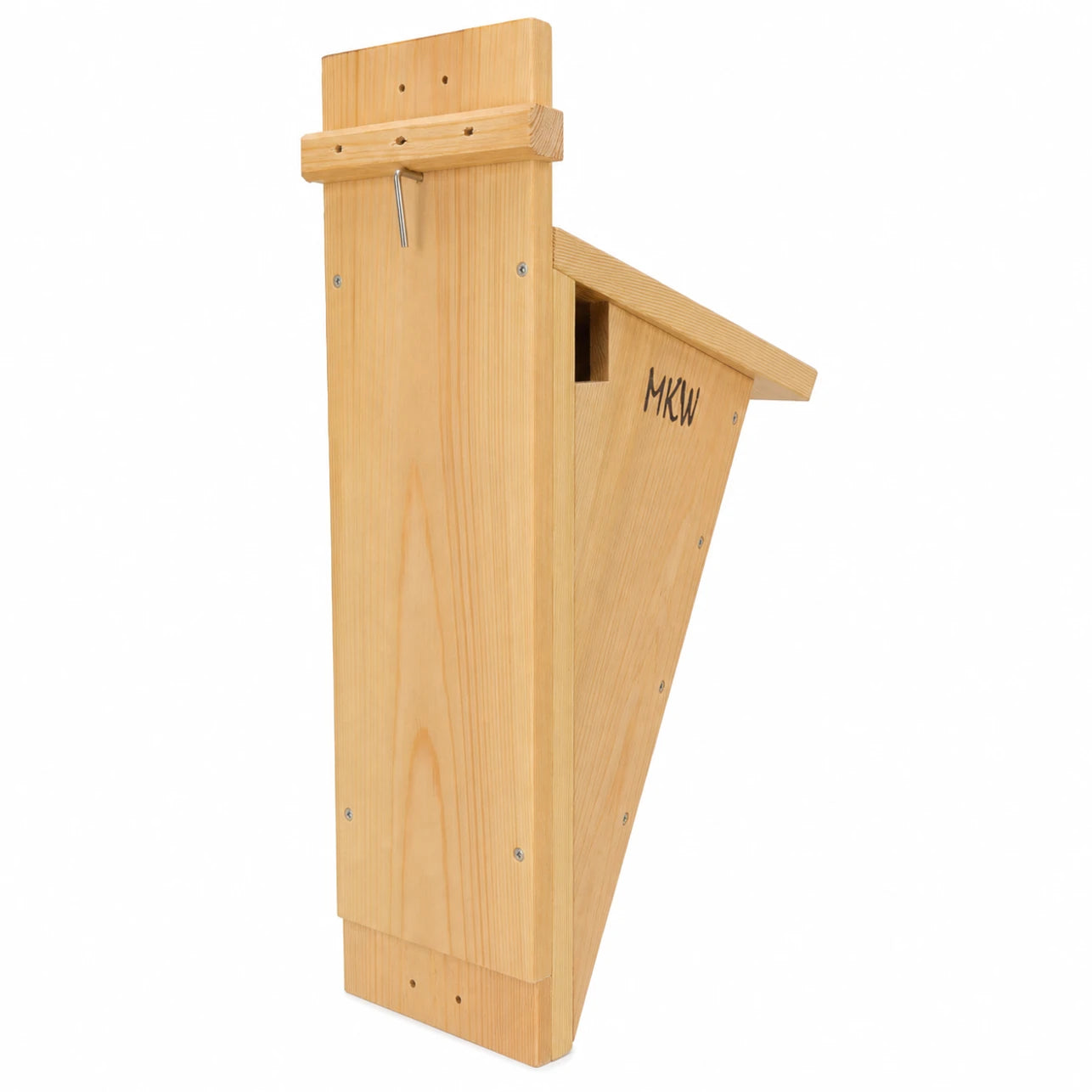 Birdhouse vertical in wood with front sloping — photo 3