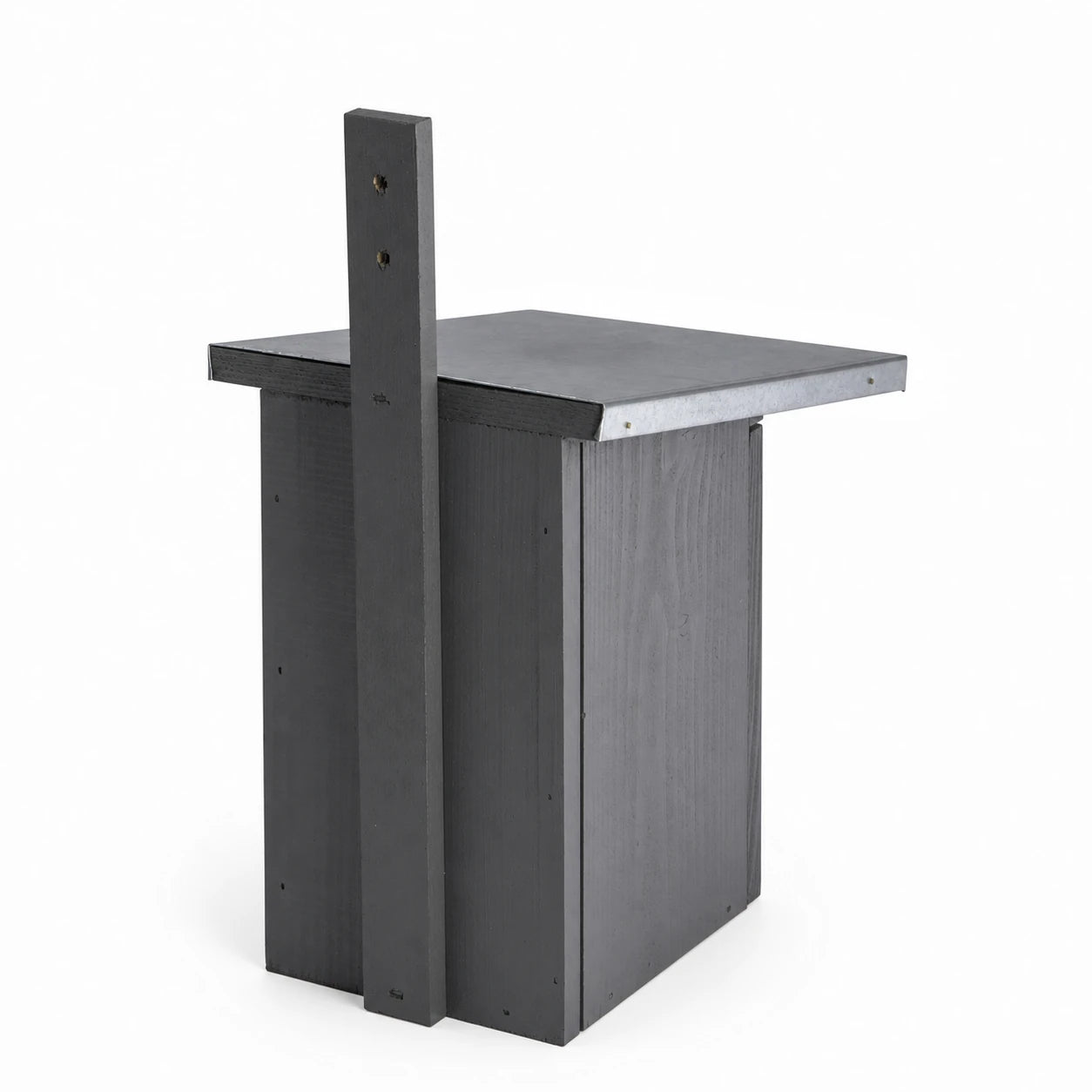 Birdhouse grey anthracite with roof flat 32 mm — photo 3
