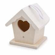 Birdhouse in wood white — photo 3