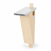 Birdhouse slender in wood with zinc roof — photo 3