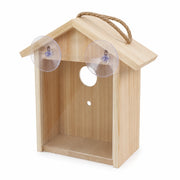 Birdhouse of observation with window and suction-cups — photo 3