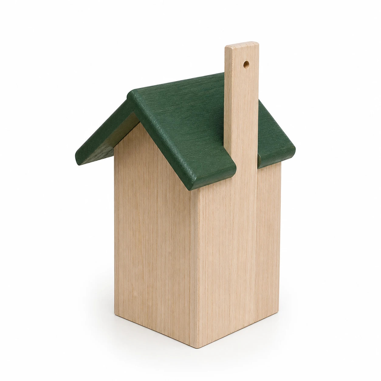 Birdhouse with green roof double slope — photo 3