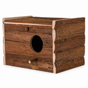 Birdhouse in wood of bark — photo 3