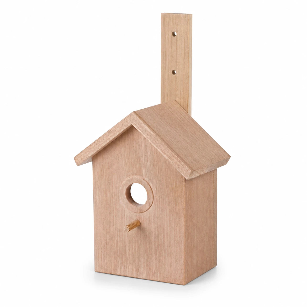 Birdhouse observation in wood with front simple — photo 3