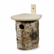 Birdhouse in birch brown size 16 × 17 × 25 cm — photo 3