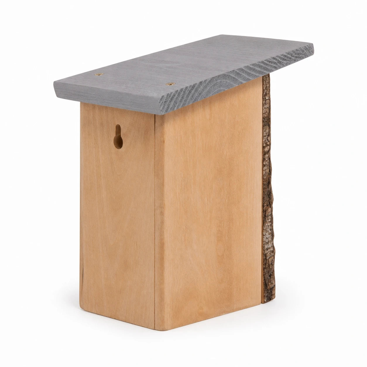 Birdhouse compact in bark of birch — photo 3