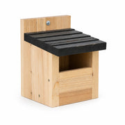 Birdhouse semi-open with roof black — photo 3