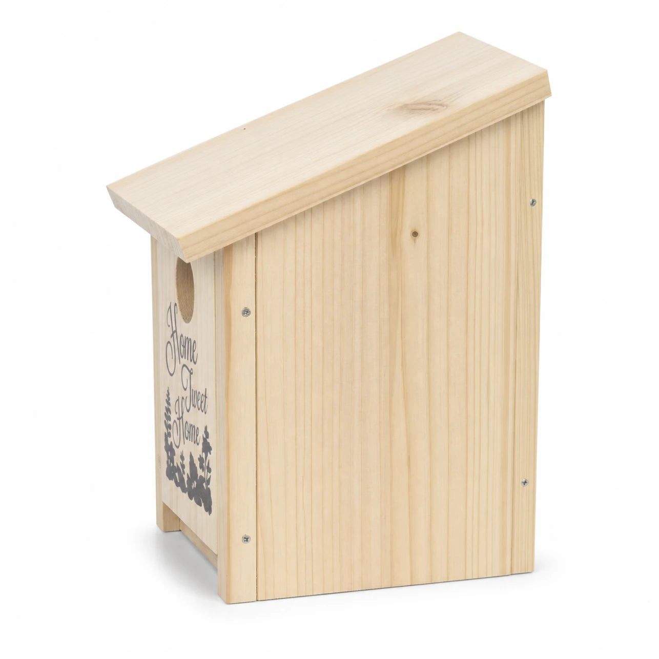 Birdhouse in wood with green roof red — photo 3