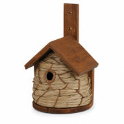 Birdhouse in willow brown size 20,1 × 19,3 × 25,8 cm — photo 3