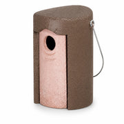 Birdhouse rounded hanging in wood concrete 45 mm — photo 3
