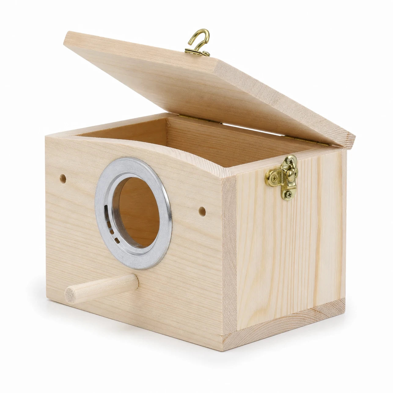 Birdhouse in pine transparent — photo 3