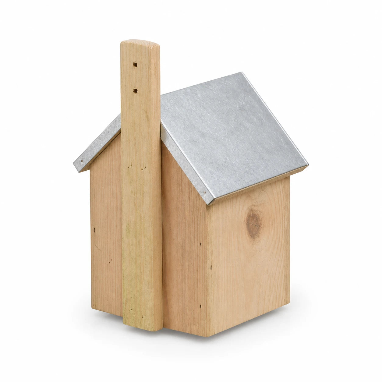 Birdhouse cottage in wood light with zinc roof — photo 3