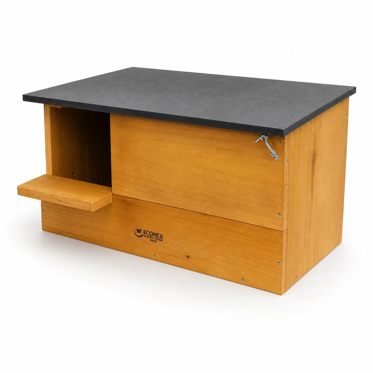 Birdhouse horizontal in wood solid — photo 3