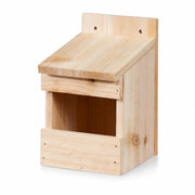 Birdhouse in fir brown size 20 × 12 × 15,5 cm — photo 3