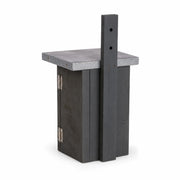 Birdhouse in wood with zinc roof grey — photo 3